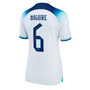 Lacne Ženy Futbalové dres Anglicko Harry Maguire #6 MS 2022 Krátky Rukáv - Domáci